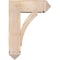 Ekena Millwork Thorton Arts and Crafts Smooth Bracket w/ Offset Brace, Douglas Fir, 7 1/2"W x 20"D x 28"H BKT0806X20X28THR03SDF - alternate 4